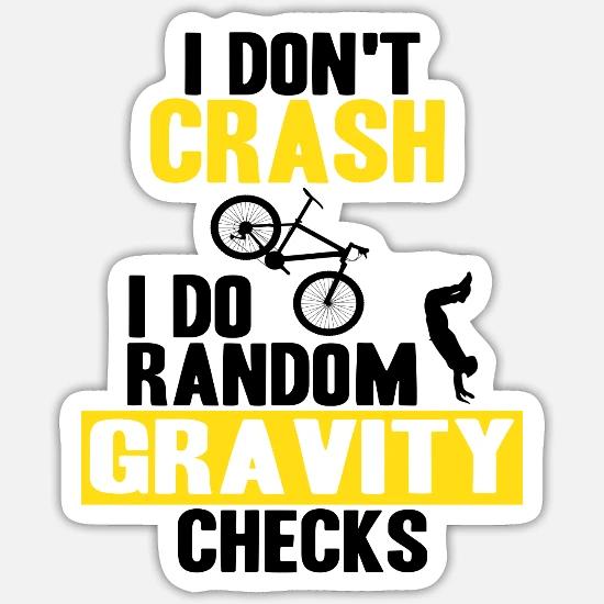 Mountain bike' Sticker | Spreadshirt
